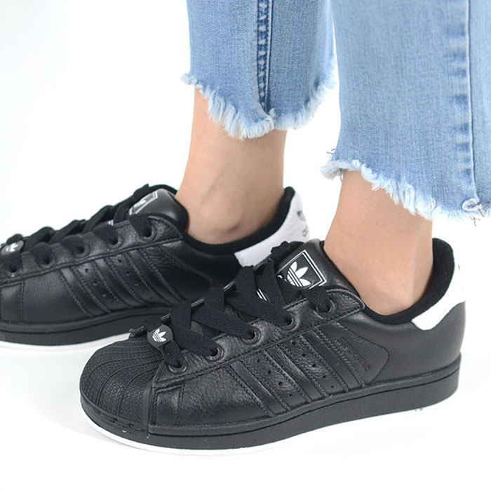 adidas SUPERSTAR II アディダス スーパースター レディース スニーカー ブラック jr0029|honey(ハニー)