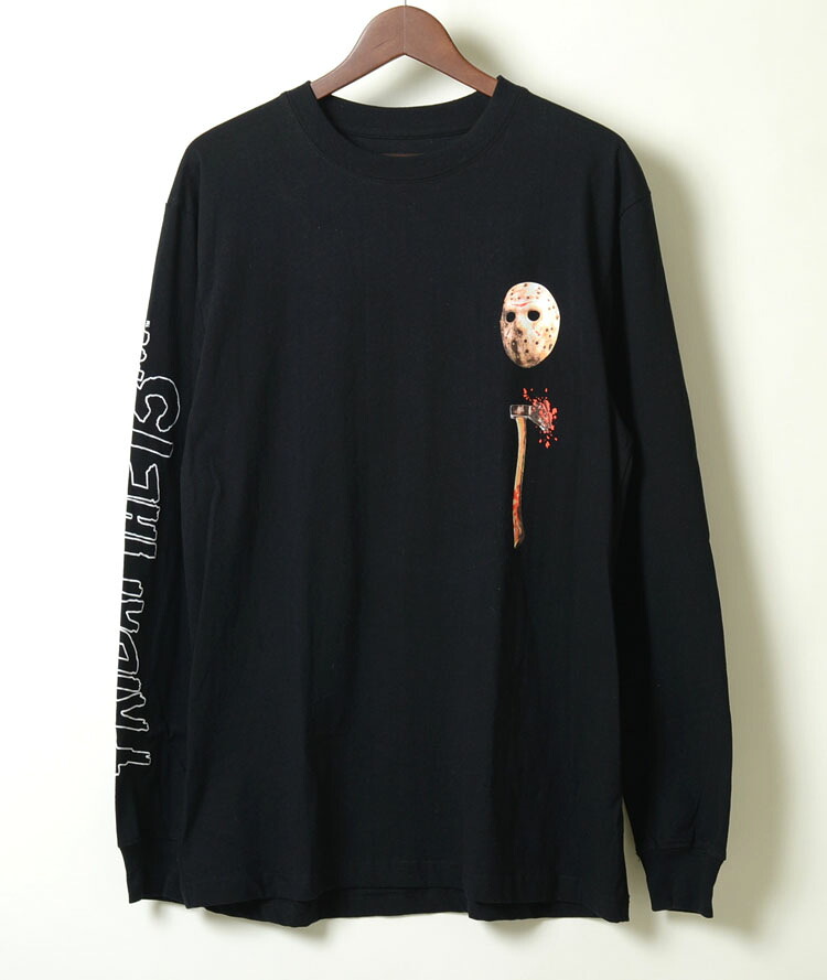 SHOE PALACE FRIDEY THE 13TH SP AXELS TEE シューパレス 13日の金曜日 アクセルズ ティシャツ ロングスリーブ Tシャツ ロンT ブラック 黒 メンズ 長袖 fttls01