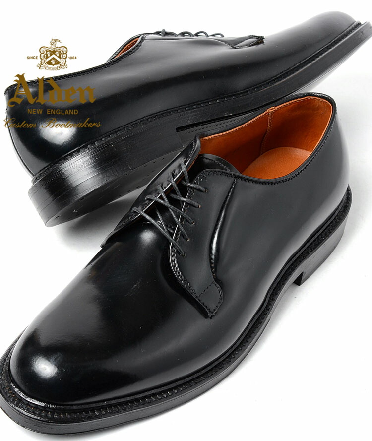 alden plain toe blucher cordovan