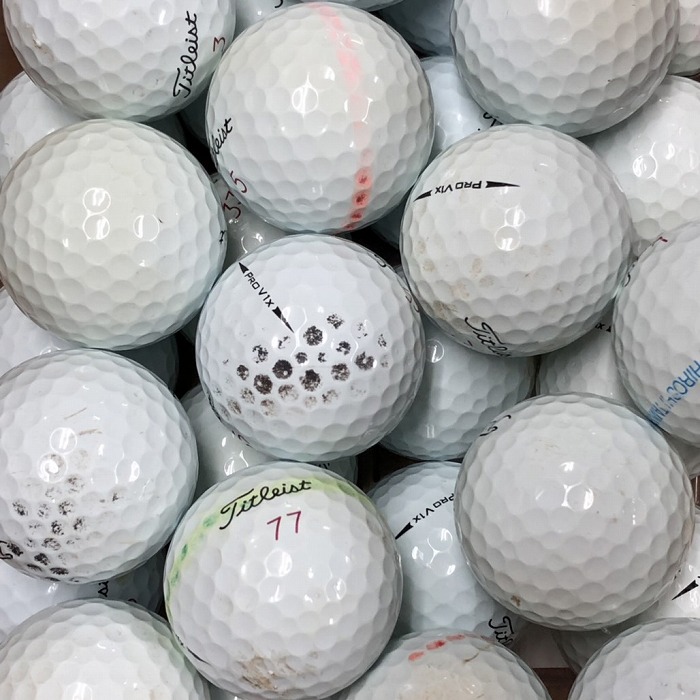 楽天市場 送料無料 ロストボール タイトリスト Titleist Pro V1x 17年モデル 100球 Bランク ゴルフボール 中古 ｅｃｏボール