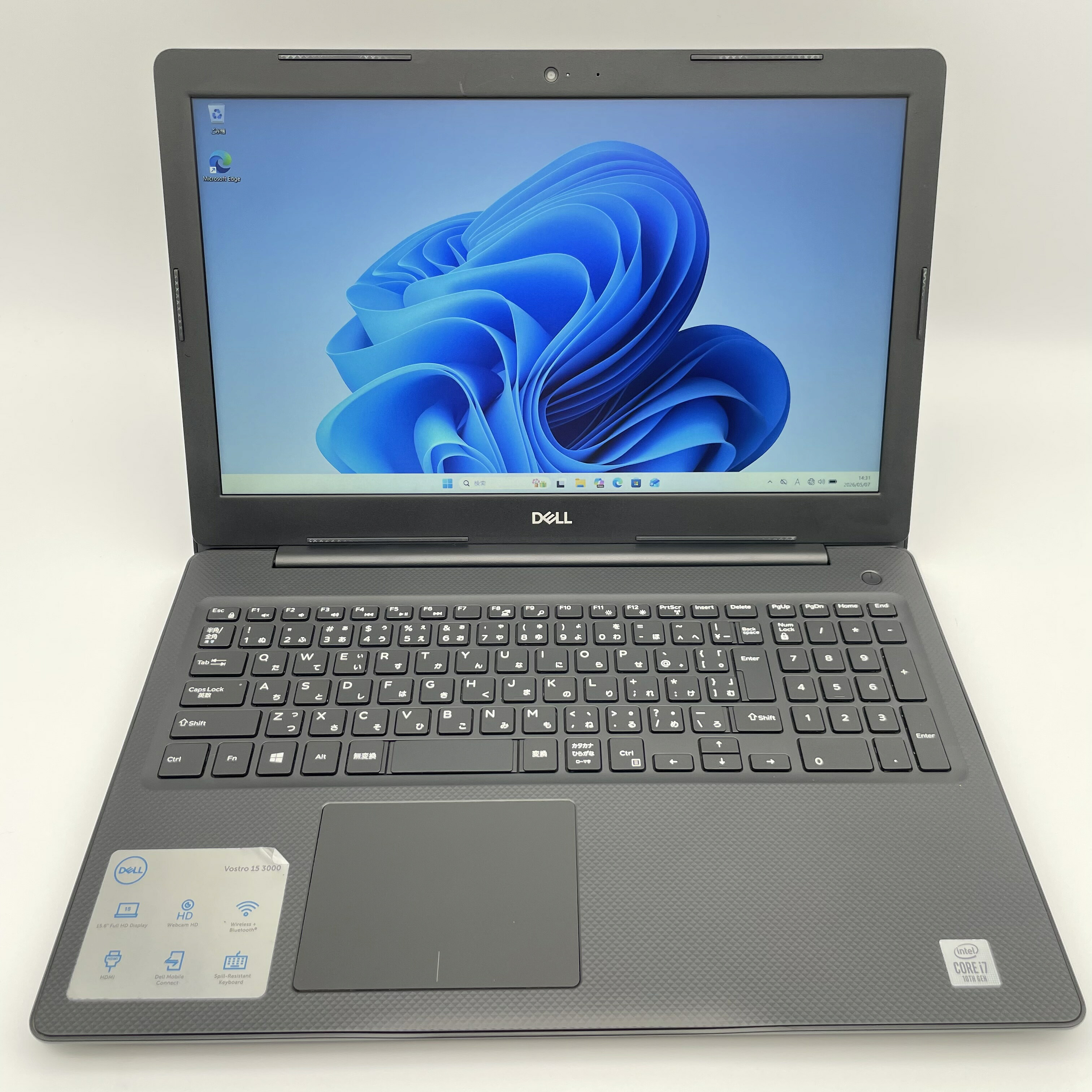 中古 DELL Vostro 3590 Core i7-10510U 第10世代 メモリ8GB SSD256GB 15.6型 フルHD Windows11 Pro DVD Webカメラ HDMI VGA テンキー Office付き ノートパソコン｜ECOダイレクト 26,520円