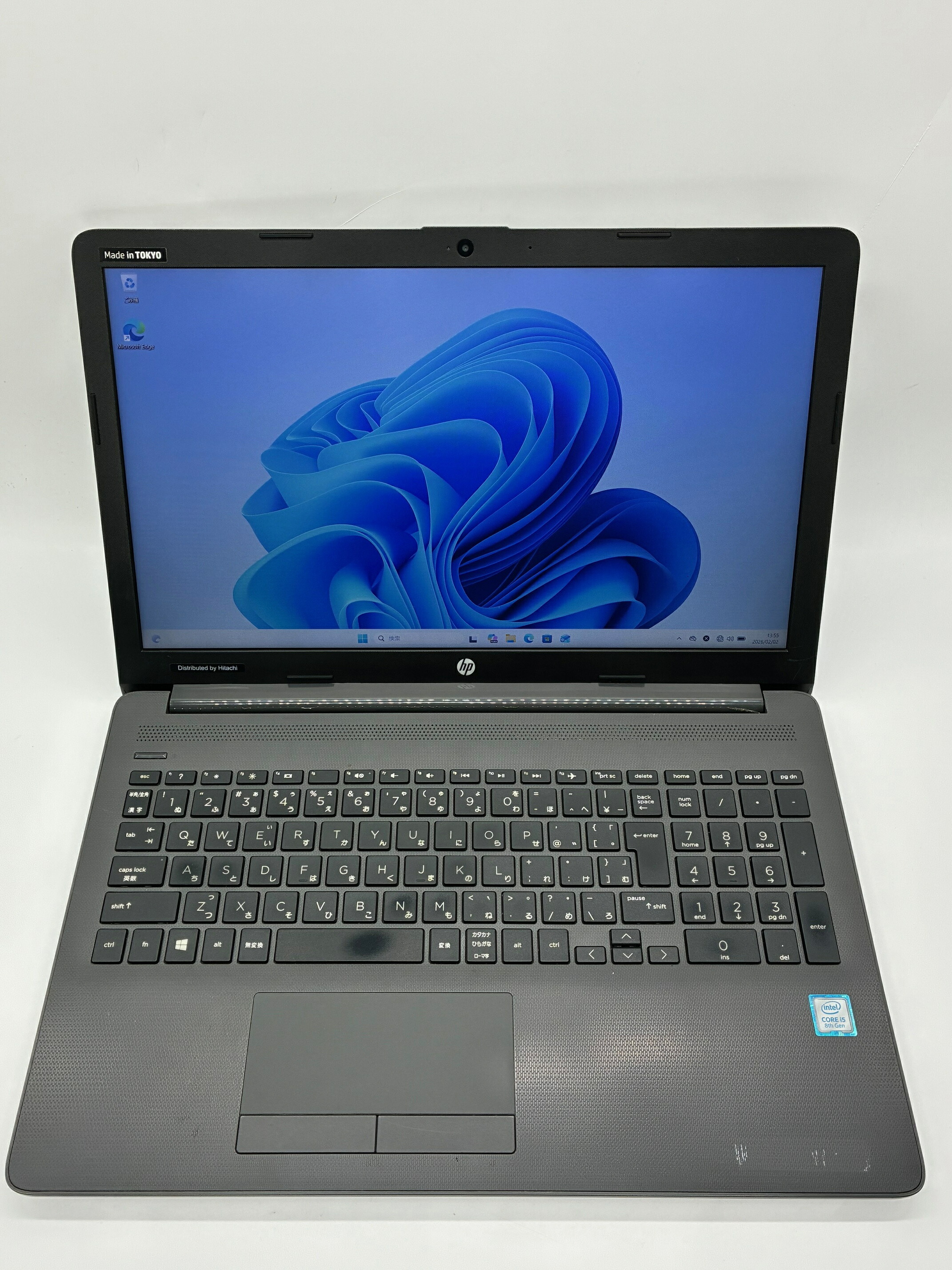 中古 HP 250 G7 Core i5-8265U 第8世代 メモリ8GB NVMe SSD256GB 15.6型 フルHD DVD Windows11 Pro テンキー Webカメラ HDMI ノートパソコン office付 ACアダプター付属