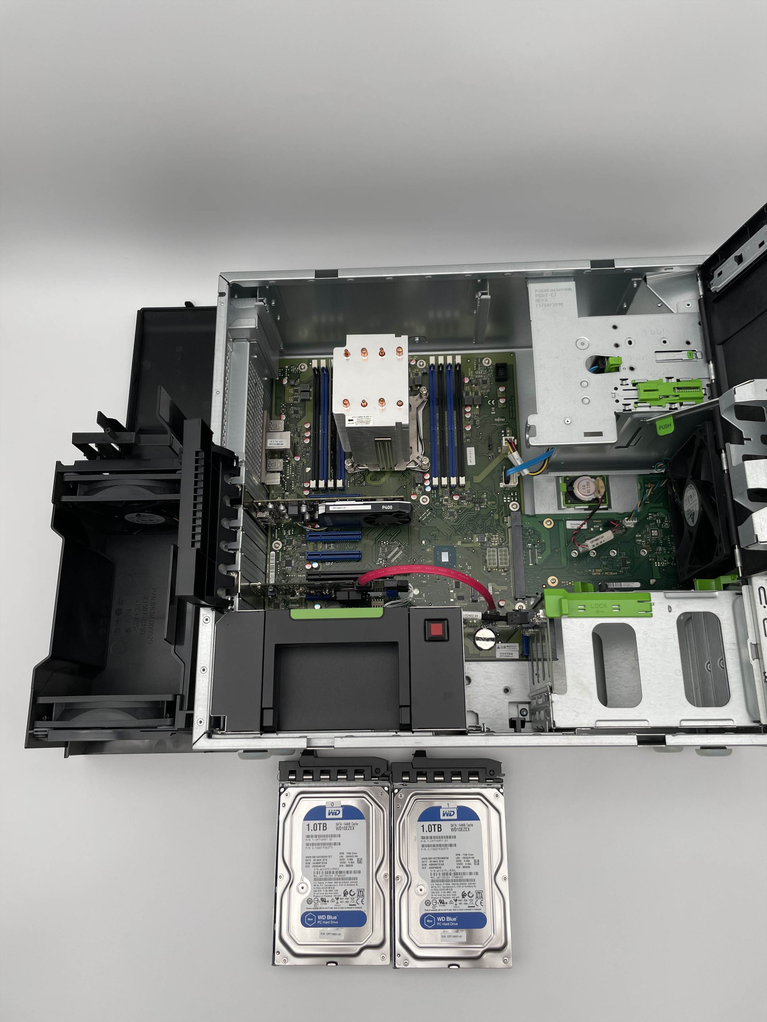 CELSIUS M770 /Xeon W-2123/メモリ8GB/HDD1TB×2/Quadro P400/DVDマルチ/ワークステーション タワー型