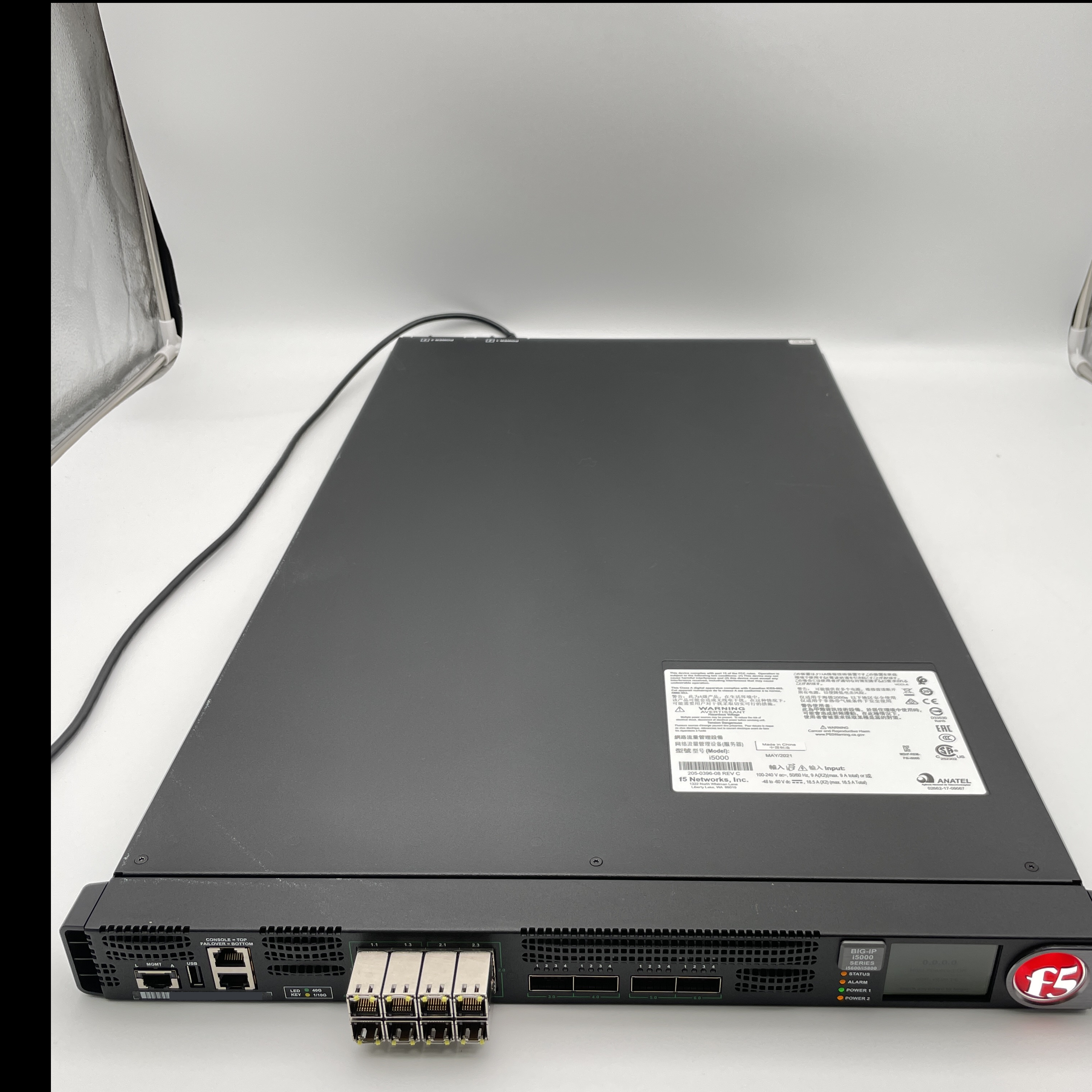 中古 F5 Networks BIG-IP i5600 i5800 ADC ロードバランサ Xeon E5-1630 v4 48GB SSD480GB L4 L7厄介なもの散らばる BIOS突きとめる済 osなし 仕合わせマウント 網状組織装置