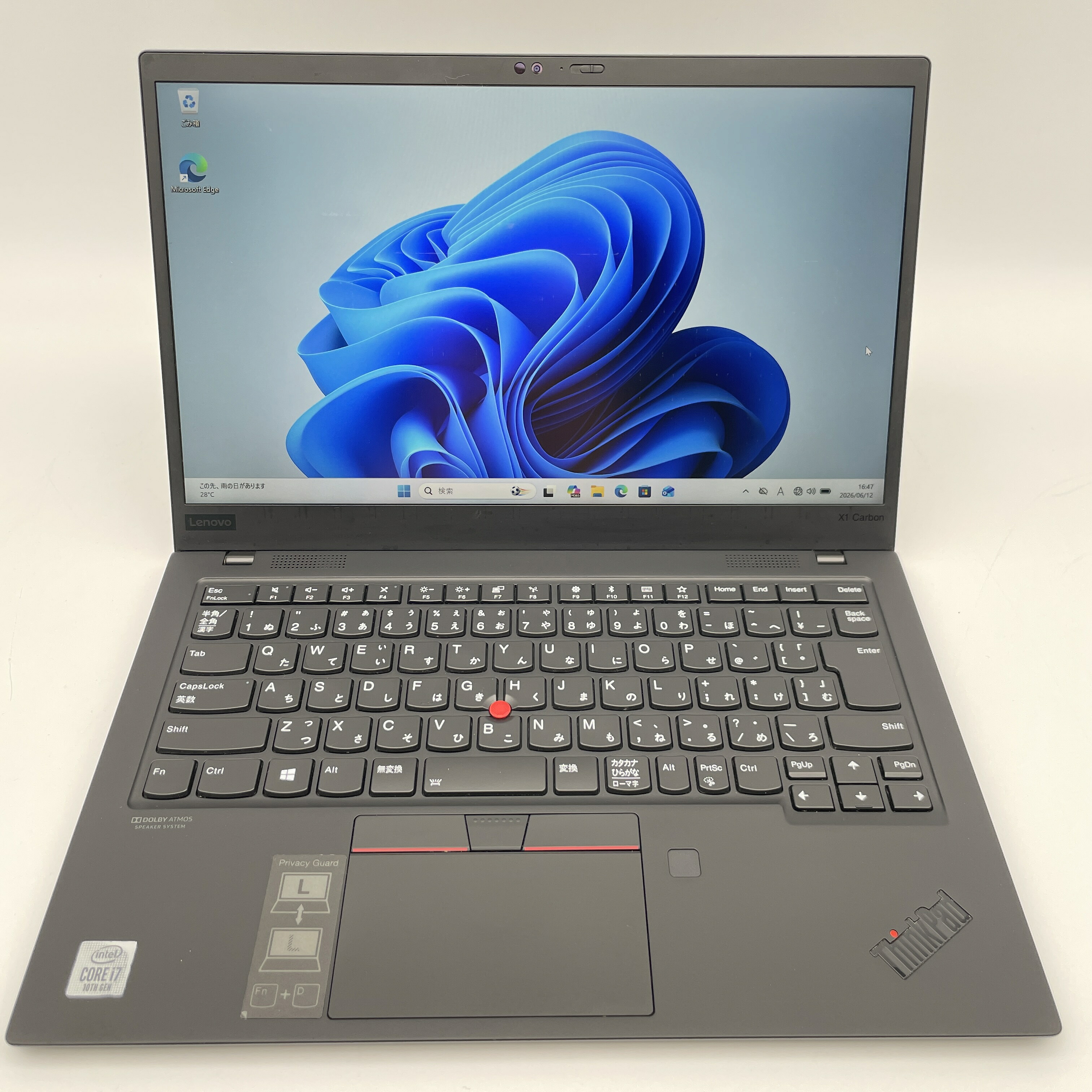 [WPS Office 2�t��]Lenovo ThinkPad X1 Carbon Gen7 Core i7-10510U ������8GB SSD256GB 14�^FHD