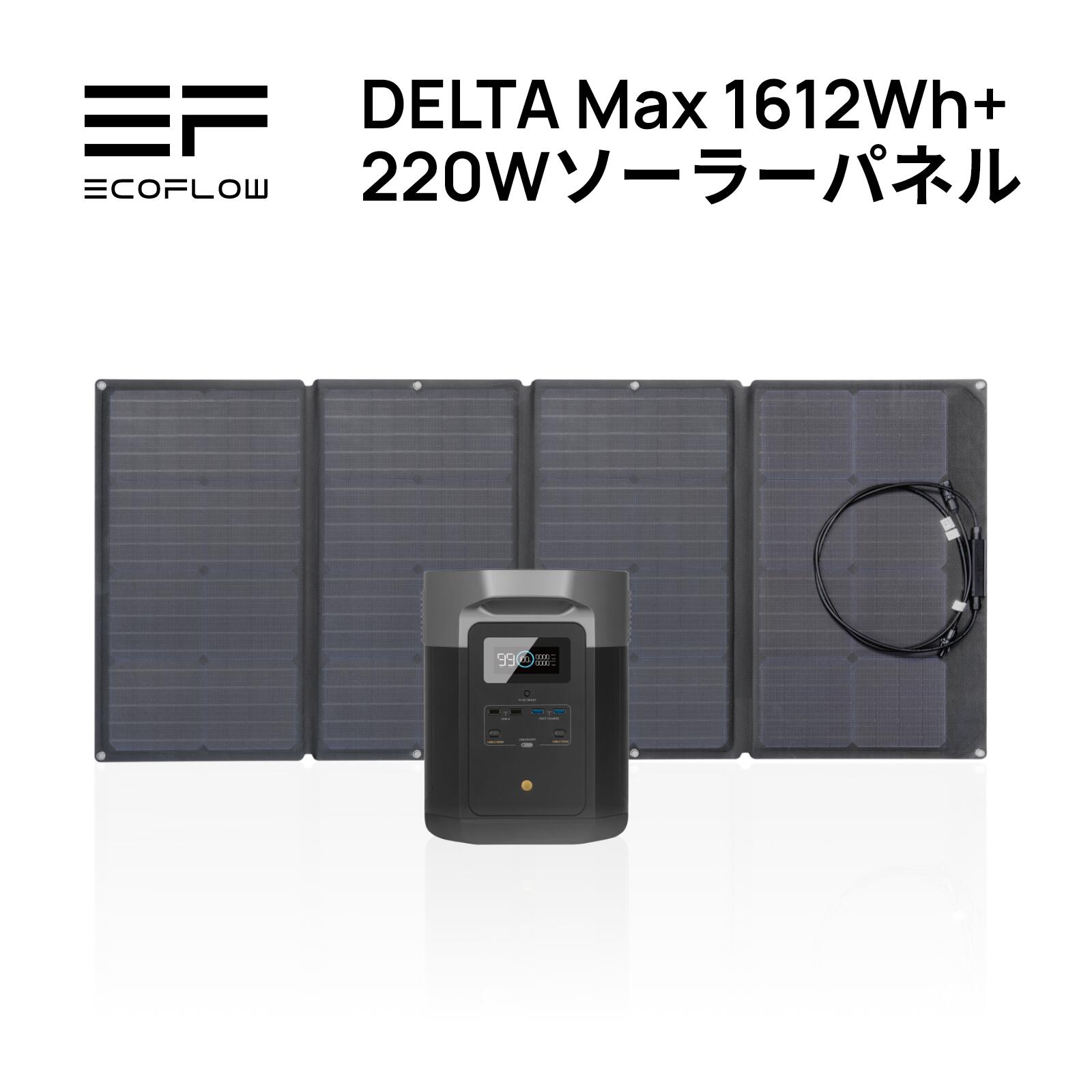 EcoFlow（エコフロー）delta1000 ポータブル電源 ケース付き-