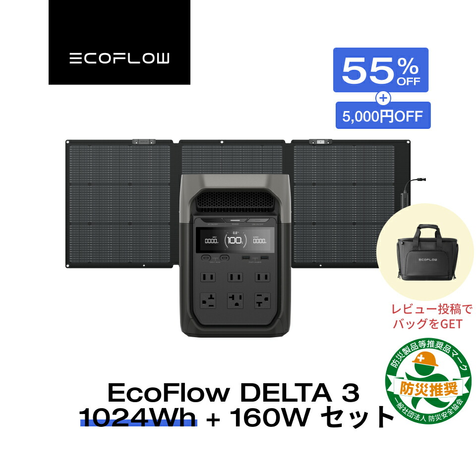 楽天市場】EcoFlow ポータブル電源 大容量 リン酸鉄 5年保証