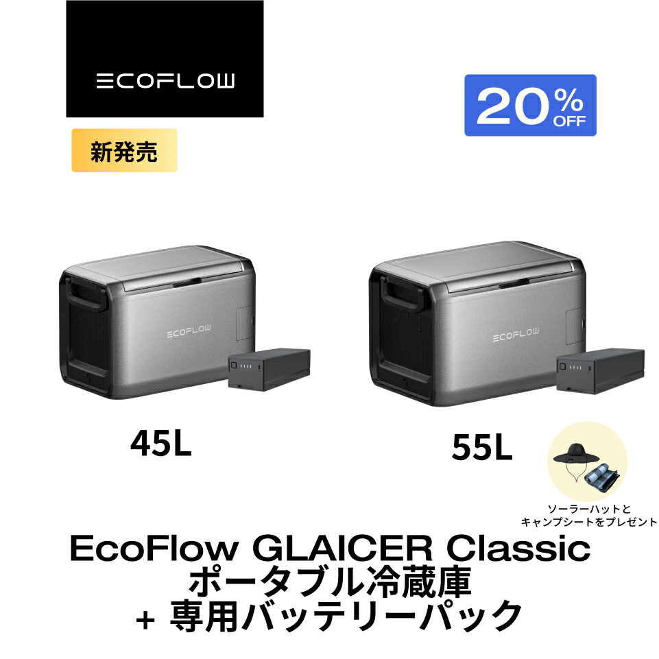 Amazon | EcoFlow Wave ポータブルクーラー＋バッテリーパック