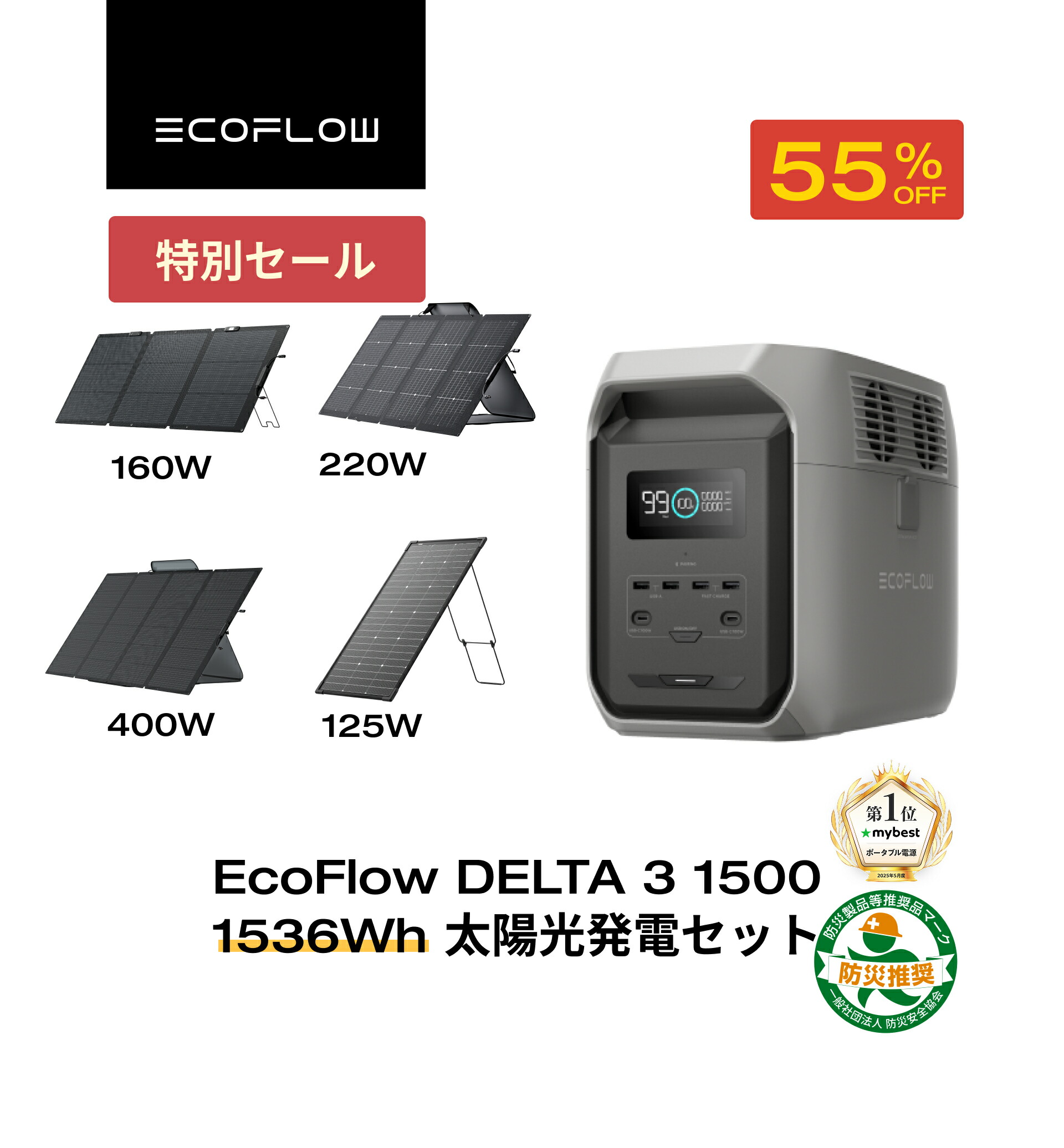 楽天市場】EcoFlow DELTA 3シリーズ専用バッグ ポータブル電源 収納