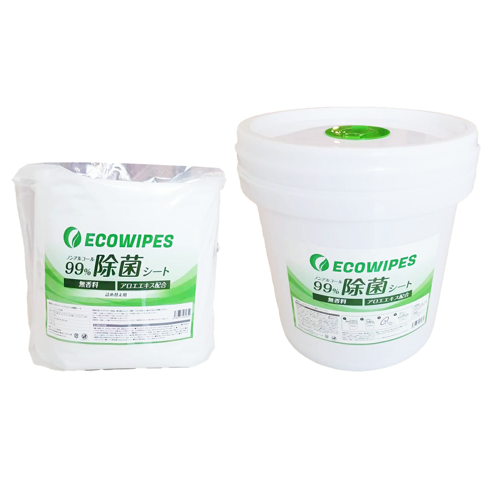 楽天市場】エコワイプ ECOWIPES ノンアルコール除菌シート 2300枚