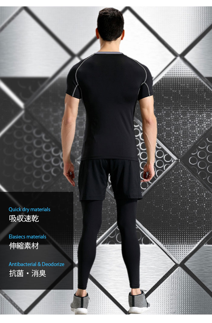 あす楽 スポーツウェア 5点セット メンズ ランニングウェア メンズ 5点セット トレーニングウェア 上下 長袖 半袖 おしゃれ パーカー トレーニング ランニング ショートパンツ レギンス 吸汗速乾 伸縮性抜群 メンズジャージ セットアップ 男性用 快適 筋トレ