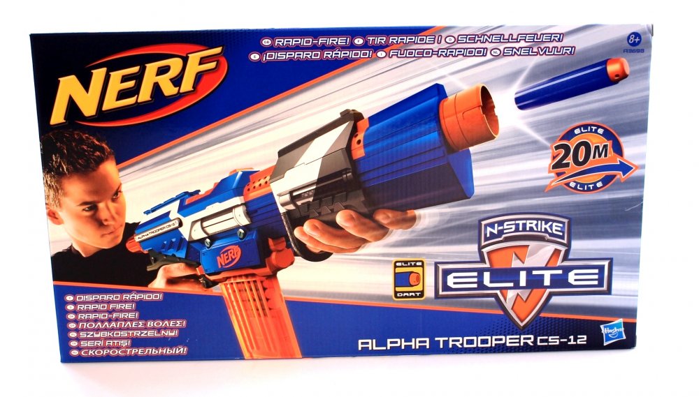Nerf N-strike Elite Alpha trooper CS-12 | Hasbro - Giochi d'Azione