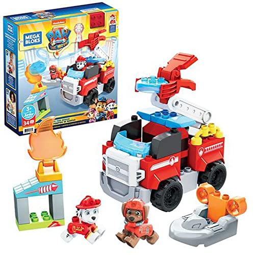 メガ立ちはだかる MEGA BLOKS パウ・パトロール ザ・ムービー マーシャル スーパーファイヤートラック パウパトロール 手あそび インポート品