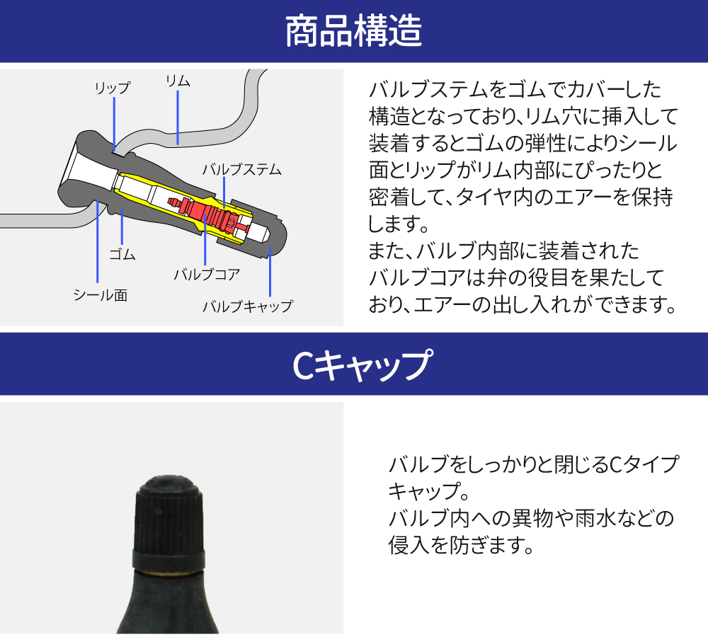 新作 人気 太平洋工業 エアバルブ TR413 ゴムバルブ3袋 300個