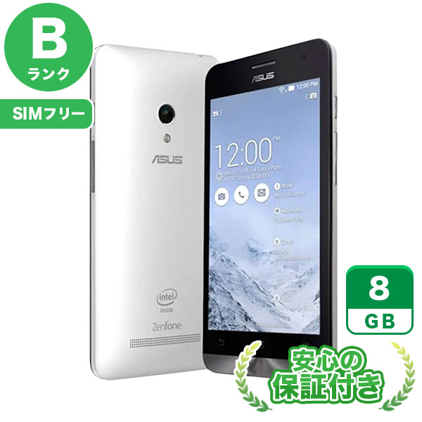 【楽天市場】SIMフリー Zenfone C ZC451CG[8GB] ホワイト 本体 [Bランク] スマホ 中古 送料無料 当社3ヶ月保証 ...