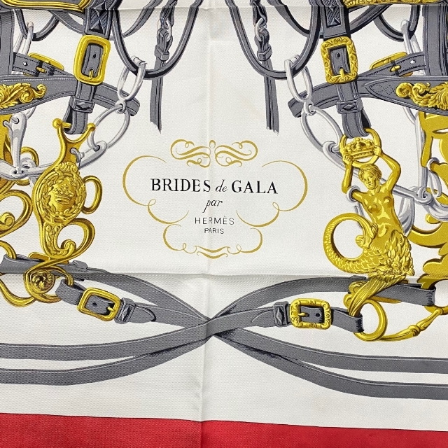 レア？！☆ エルメス 小物 スカーフ 大判 カレ90 BRIDES de GALA