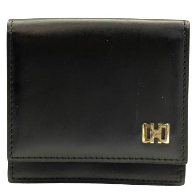 【在庫限り×即納 最大1万円OFF】Salvatore Ferragamo フェラガモ コインケース 小銭入れ コンパクト ミニ財布 ロゴ レザー ブラック 5,214円