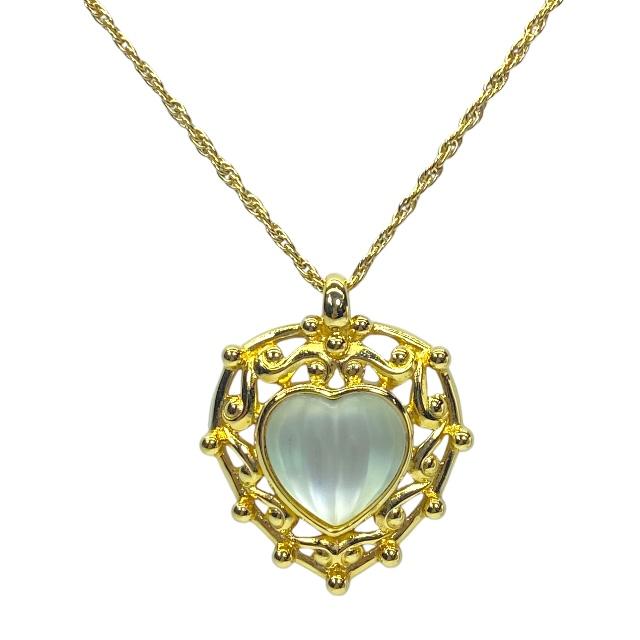 最大1万円OFF 在庫限り×即納 Christian Dior ディオール ネックレス ペンダント ヴィンテージ アクセサリー 小物 ハート GP ゴールド