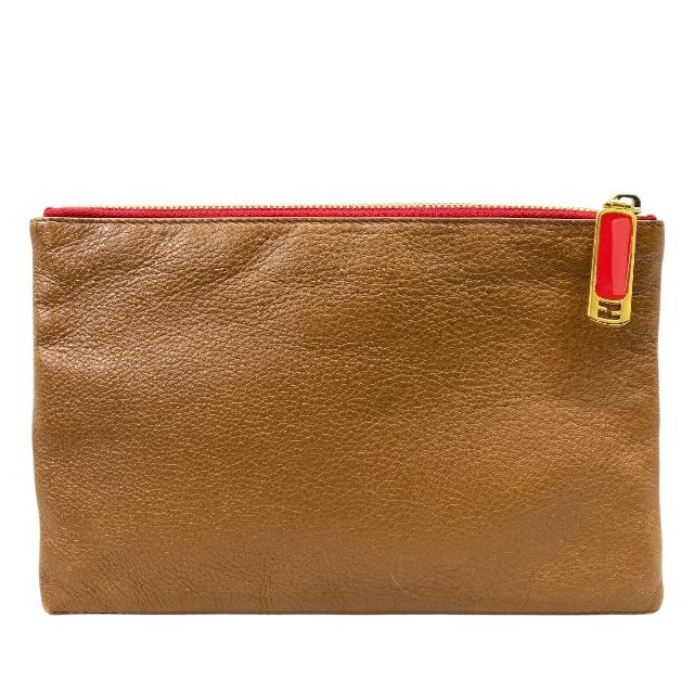 新品未使用　FENDI レッド スエードバニティー ポーチ FENDI（ポーチ）のフリマアイテム一覧