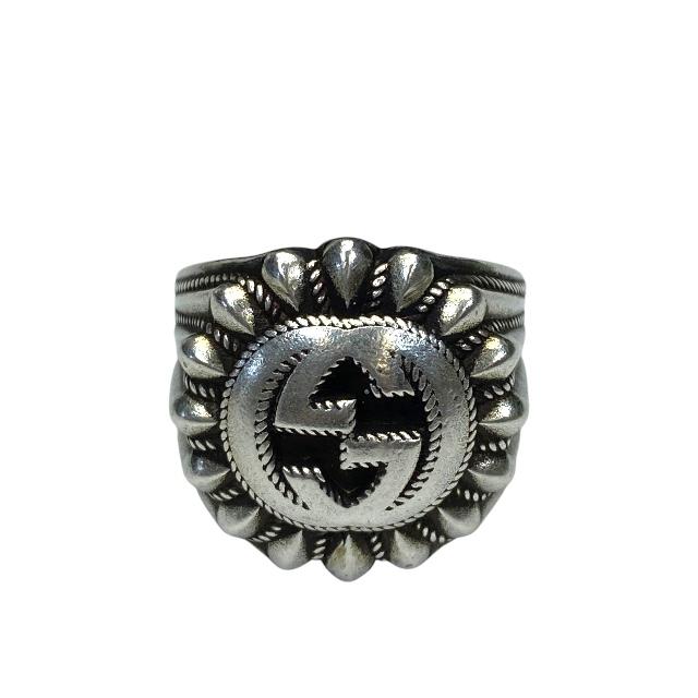 累積売上第１位【GUCCI★グッチ】インターロッキングG リング 楽天市場】【新品】GUCCI グッチ インターロッキングG