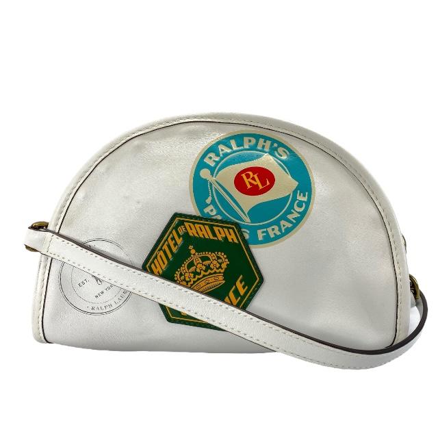 POLO RALPH LAUREN ポロ ラルフローレン ショルダーバッグ クロスボディバッグ ミニバッグ 肩掛け 斜め掛け ワッペン レザー マルチカラー
