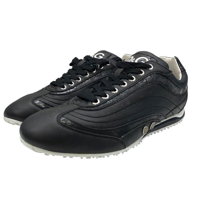 【Dolce&Gabbana】ロゴ ハイトップ スニーカー グレー×ブラック ドルチェ&ガッバーナ ドルガバ DOLCE&GABBANA スニーカー