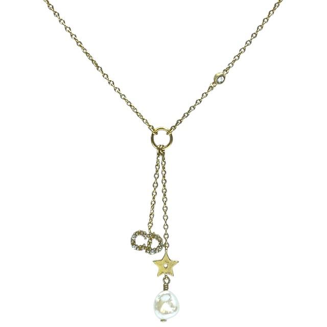 Dior ネックレス クリスタル パール 星 クローバー N3128WOMCY Dior ネックレス クリスタル パール 星 クローバー N3128WOMCY