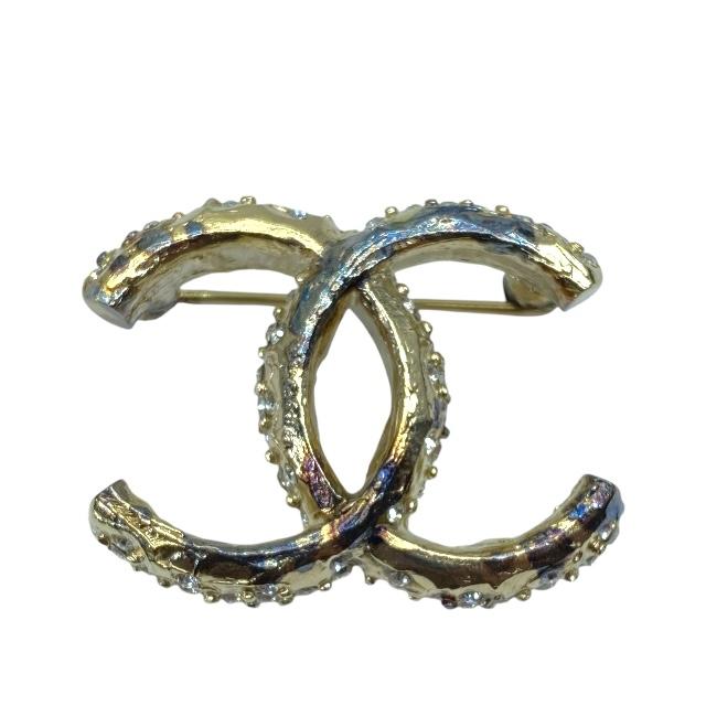 【未使用】CHANEL シャネル ココマーク ブローチ B19C ネイビー CHANEL 【中古】CHANEL ココマーク ブローチ ラインストーン