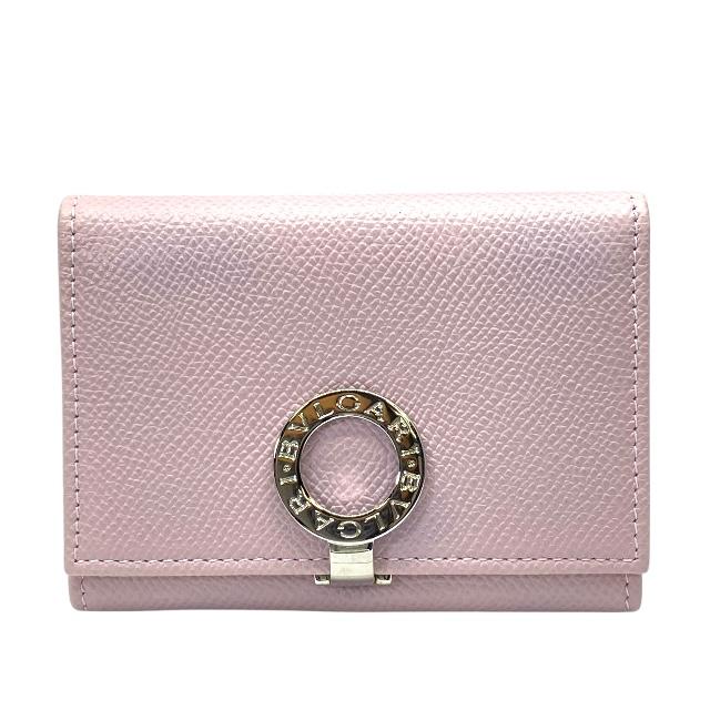 【美品】BVLGARI カードケース ロゴクリップ ピンク 楽天市場】BVLGARI ブルガリ ブルガリブルガリ グレインレザー ロゴ