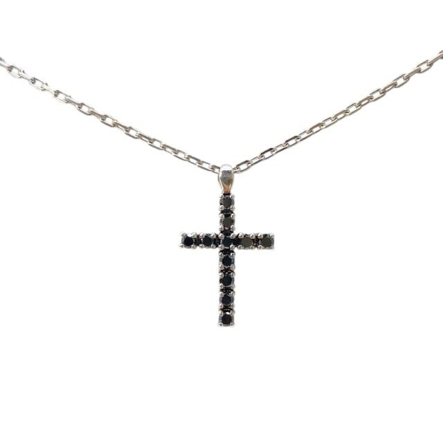 DAMIANI メトロポリタン　クロスネックレス 6Pブラックダイヤ DAMIANI メトロポリタン クロスネックレス 6Pブラックダイヤ