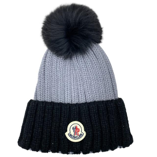 モンクレール　ニット帽　ブラック 楽天市場】モンクレール MONCLER ニットキャップ 帽子 ウール