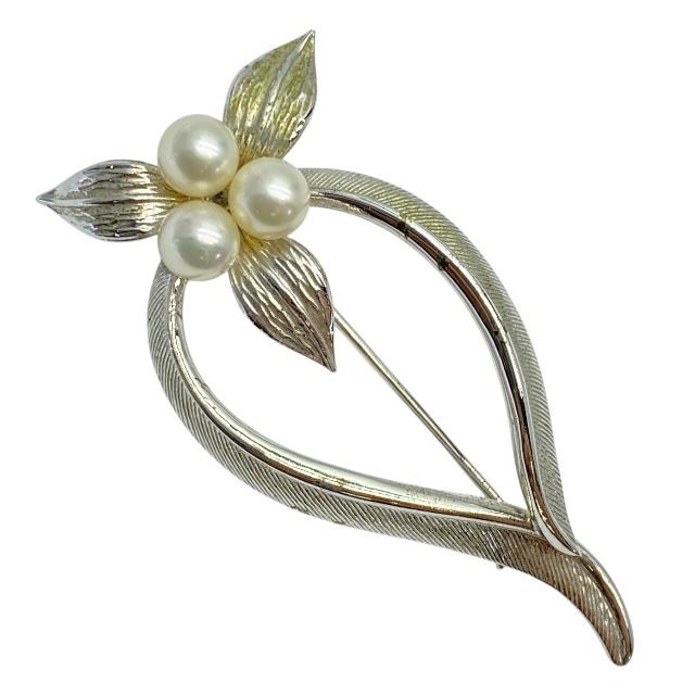 楽天市場】ミキモト パール 真珠 ブローチ シルバー レディース 【中古