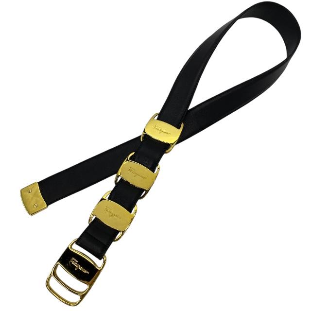 美品　ferragamo　フェラガモ　ガンチー二　SV金具　ベルト　レザー 楽天市場】SALVATORE FERRAGAMO フェラガモ ベルト 23 B224