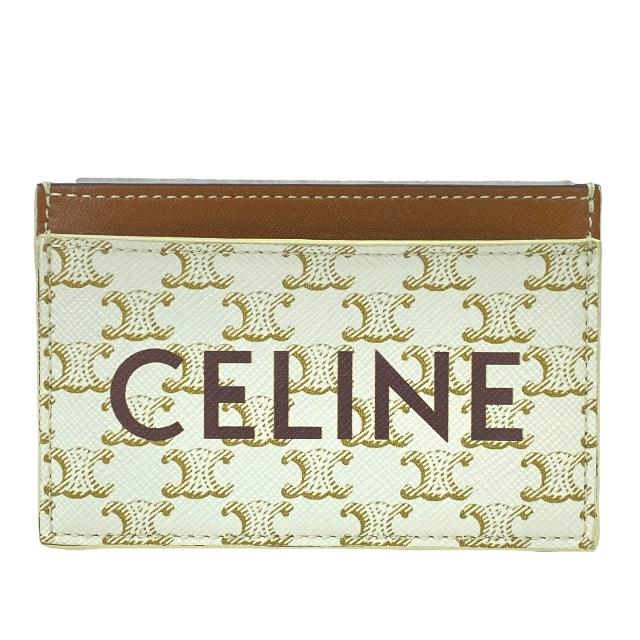 CELINE セリーヌ トリオンフ キャンバス カードケース 10B702CLY セリーヌ(CELINE) カードケース パスケース カードホルダー