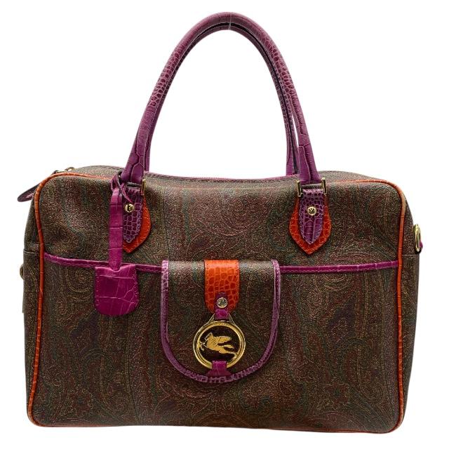 【美品】エトロ アルニカ　ペイズリー柄　A4サイズ　バッグ ETRO｜ペイズリーの代表作「アルニカエキシビション」開催 - Web