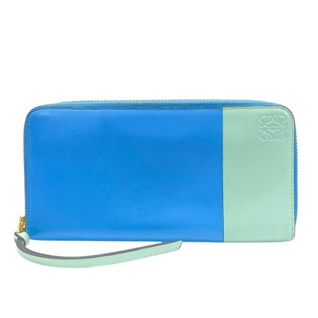 美品✨LOEWE パズル　長財布 ラウンドジップ アナグラム ブルー系 楽天市場】LOEWE ロエベ ラウンドファスナー長財布 PUZZLE ZIP