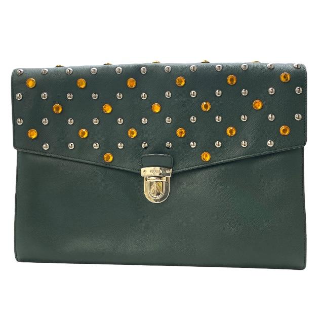 楽天市場】PRADA プラダ クラッチバッグ 2VF056 OOO 9Z2 メンズ