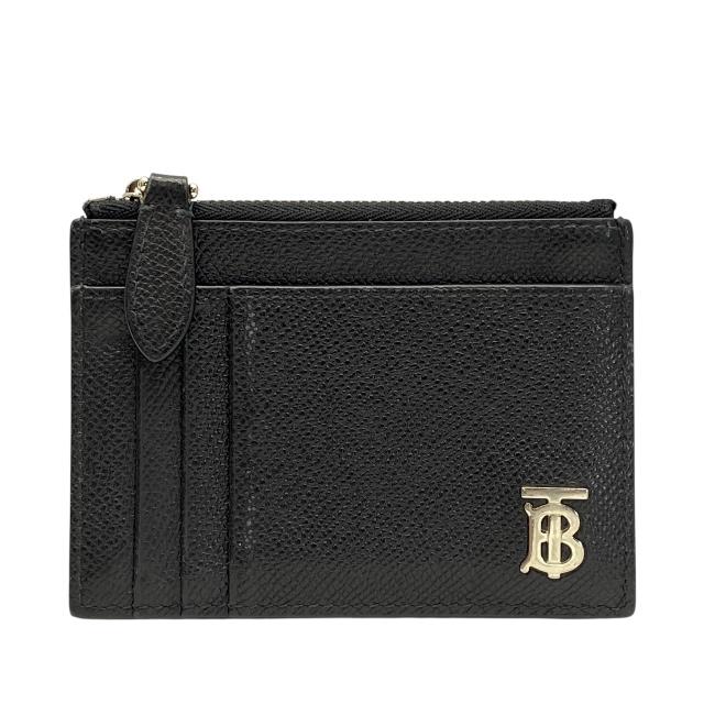 BURBERRY カードケース 黒 レザー 楽天市場】BURBERRY バーバリー Grainy Leather TB Zip Card