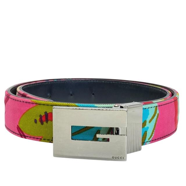 楽天市場】GUCCI グッチ レディースレザーベルト ホワイト ブラック