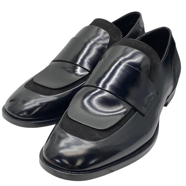 ジミーチュウ　ブラックファー　スエードフラット　サイズ表記「34」 22センチ ジミーチュウ ブラックファー スエードフラット サイズ表記「34」 22