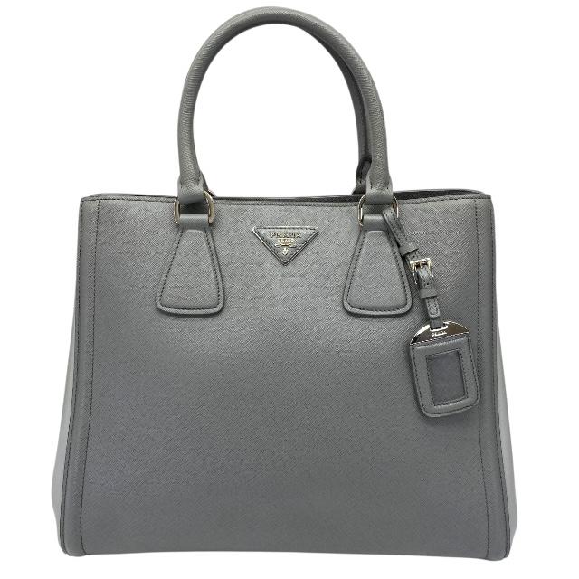 【希少】PRADA プラダ レザートートバッグタグ 大容量 グラデーション 31 PRADA プラダ グラデーション トートバッグ ブラウン レザー