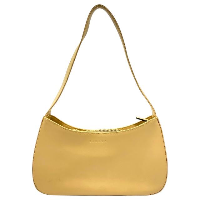 LAUNER LONDON ロウナー ロンドン ワンショルダー ショルダーバッグ ハンドバッグ ロゴ イエロー系