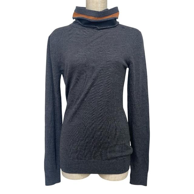 未使用】BURBERRY LONDON バーバリー ロンドン 8037212 ニット セーター トップス タートルネック ハイネック ウール[サイズ M]