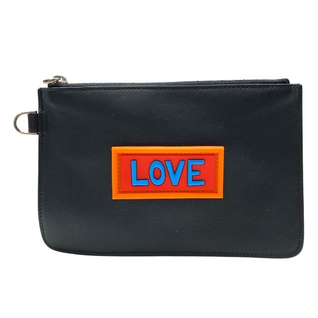 新品未使用　FENDI レッド スエードバニティー ポーチ バイ ザ ウェイ セレリア ミディアム カーフレザー オレンジ | Fendi