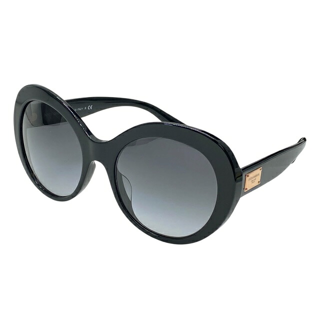 ドルチェ&ガッバーナ ドルガバ D&G DG4295-F 501/8G サングラス アイウェア ラウンド ブラック ロゴ DOLCE&GABBANA｜ブランドショップ　ＳＥＮＳＥ