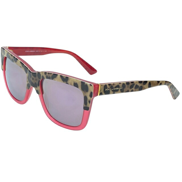 ドルチェ&ガッバーナ ドルガバ D&G DG4262 2949/5R 54□18 140 3N サングラス アイウェア ミラーレンズ レオパード ピンク DOLCE&GABBANA｜ブランドショップ　ＳＥＮＳＥ