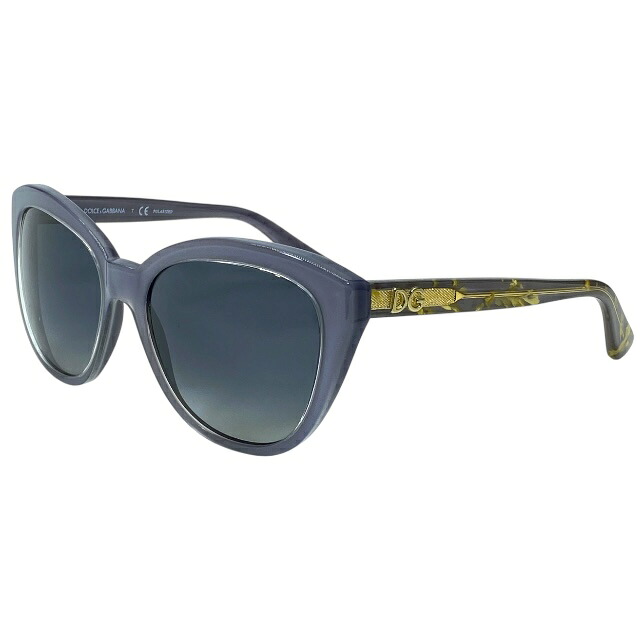最大1万円OFF 在庫限り×即納 ドルチェ&ガッバーナ ドルガバ D&G DG4250 2921/T3 56□17 140 3P サングラス アイウェア キャットアイ パープル グレー DOLCE&GABBANA