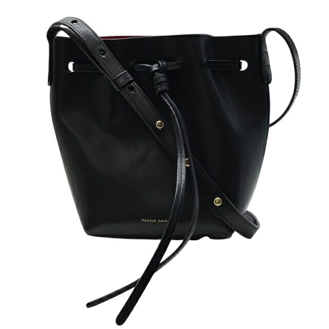 マンサーガブリエル ショルダーバッグ バゲットバッグ MANSUR GAVRIEL ブラック