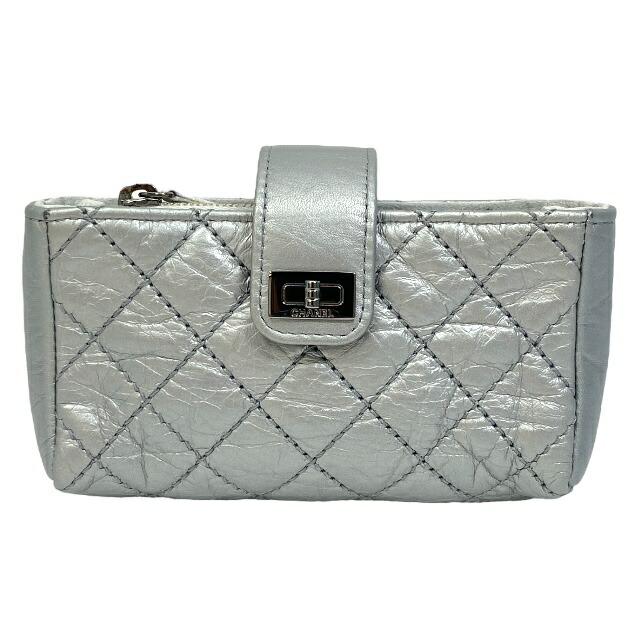 楽天市場】シャネル ポーチ CHANEL ラウンドファスナー マトラッセ