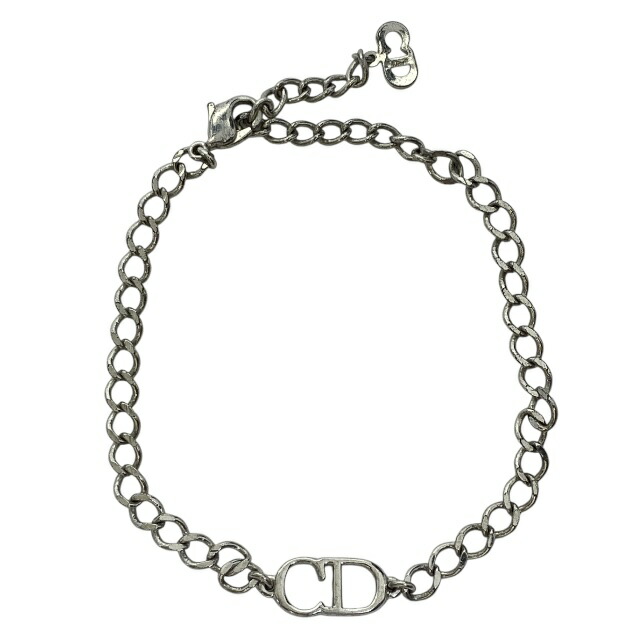 最大1万円OFF 在庫限り×即納 クリスチャンディオール チェーン ブレスレット バングル アクセサリー ジュエリー CDロゴ メタル シルバー Christian Dior レディース 女性 メンズ 男性 ユニセックス ギフト プレゼント バッグ カバン 財布 小物